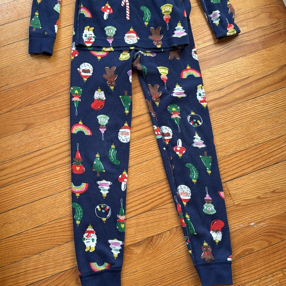 Hanna Andersson Size 10 child Holiday Pajamas/ good condition - Picture 3 of 5